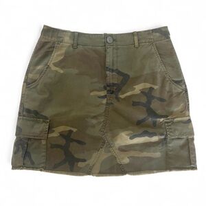 Sanctuary Remix Camouflage Cargo Utility Mini Skirt Women’s 28 (6) – Army Green